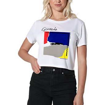Juniors' Genesis Abacab Graphic Crop Tee