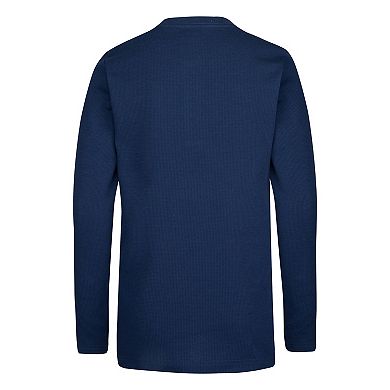 Boys 8-20 Hurley Long Sleeve Thermal Waffle Henley Top