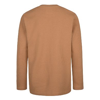 Boys 8-20 Hurley Long Sleeve Thermal Waffle Henley Top