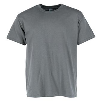 Gildan Men's Embroidered Cotton Crew Neck T Shirt