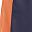 Navy Orange Colorblock