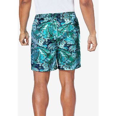 KingSize Men's Big & Tall 5 Swim Shorts With Super Stretch Liner