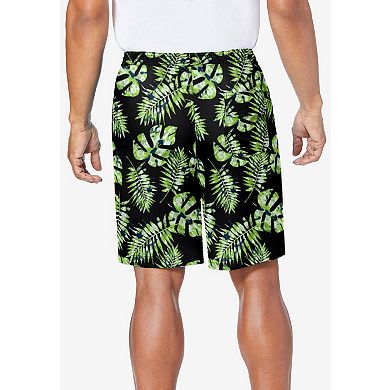 KingSize Men's Big & Tall 8 Swim Trunks With Super Stretch Liner