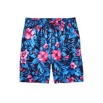 KingSize Men's Big & Tall 8 Swim Trunks With Super Stretch Liner