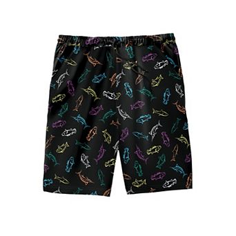 KingSize Men's Big & Tall 8 Swim Trunks With Super Stretch Liner