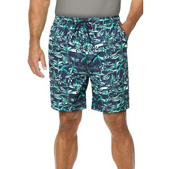 KingSize Men's Big & Tall 8"" Swim Trunks With Super Stretch Liner