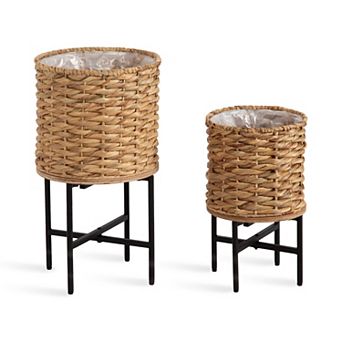 Wikstrom Woven Planter Set 2 pc