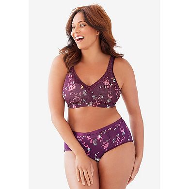 Catherines Plus Size Full Coverage Microfiber Panty 3-Pack