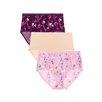 Catherines Plus Size Full Coverage Microfiber Panty 3-Pack