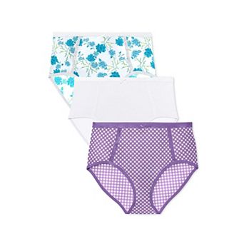 Catherines Plus Size Full Coverage Microfiber Panty 3-Pack