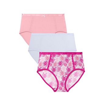 Catherines Plus Size Full Coverage Microfiber Panty 3-Pack