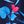 Blue Exotic Floral