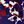Navy Abstract Print