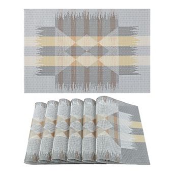 6 Packs Farmhouse Placemats Placemats for Dining Table Decor Indoor Outdoor Table Mat 18"x12"