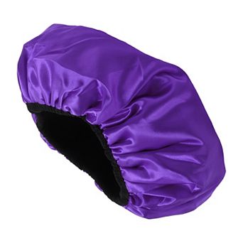 Women's Durable Solid Color Shower Cap for Bathroom Vacation Business Travel
