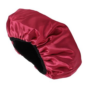 Women's Durable Solid Color Shower Cap for Bathroom Vacation Business Travel