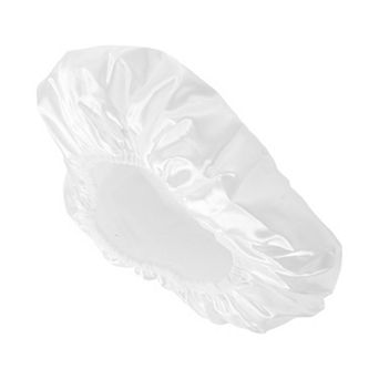 Women's Durable Solid Color Shower Cap for Bathroom Vacation Business Travel