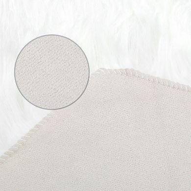 1Pc Heart Shape Plush Mat Soft Absorbent Washable Toilet Shag Area Rugs 28"x36"