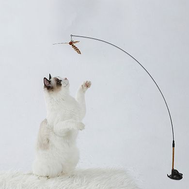5pcs Cat Plaything Replacement Rod, Cat Plaything Refills, Single Rod, for Cat Pet Interactive