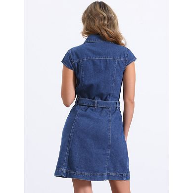 PYGFEMR Women's Summer Babydoll Dress - V-Neck Sleeveless With Pockets Cotton Dress