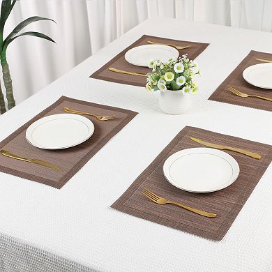 8 Pack Place Mats, Placemats for Kitchen Dining Table Decor Table Placemats 18"x12"
