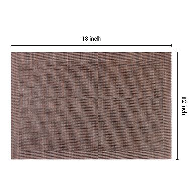 8 Pack Place Mats, Placemats for Kitchen Dining Table Decor Table Placemats 18"x12"