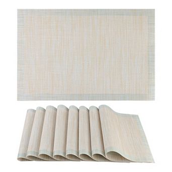 8 Pack Place Mats, Placemats for Kitchen Dining Table Decor Table Placemats 18"x12"