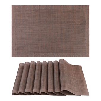 8 Pack Place Mats, Placemats for Kitchen Dining Table Decor Table Placemats 18"x12"