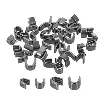 40 pc Zipper Slider Retainers - #3 #5 U Shape Top Stoppers for Zippers Replacing