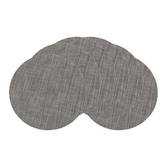 6 Packs Round Placemats Placemats for Kitchen Dining Table Decor Washable Table Placemats