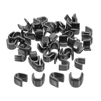 40 pc Zipper Slider Retainers - #8 #10 U Shape Top Stoppers for Zippers Replacing