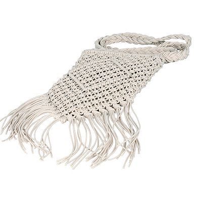 Karla Hanson Boho Macrame Crossbody Bag