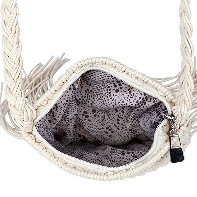 Karla Hanson Boho Macrame Crossbody Bag