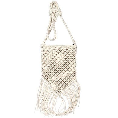 Karla Hanson Boho Macrame Crossbody Bag