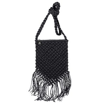Karla Hanson Boho Macrame Crossbody Bag