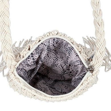 Karla Hanson Boho Macrame Crossbody Bag