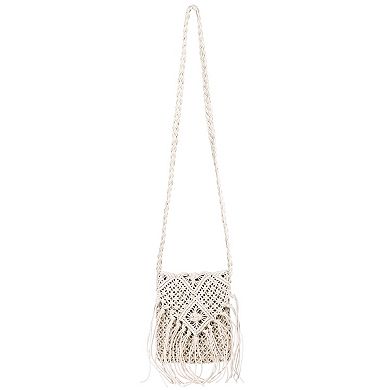 Karla Hanson Boho Macrame Crossbody Bag