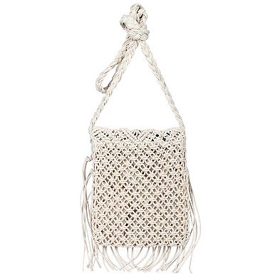 Karla Hanson Boho Macrame Crossbody Bag