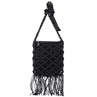 Karla Hanson Boho Macrame Crossbody Bag