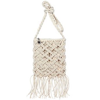 Karla Hanson Boho Macrame Crossbody Bag