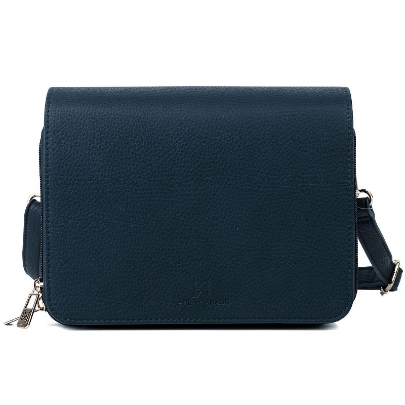 Karla Hanson Madison Organizer Crossbody Bag, Blue
