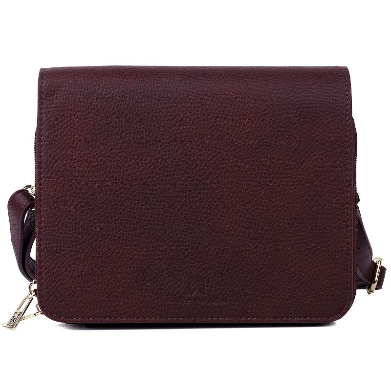 Karla Hanson Madison Organizer Crossbody Bag, Purple