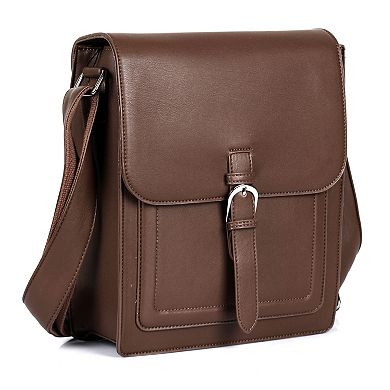 Karla Hanson Rogers Messenger Bag with Multiple Compartments