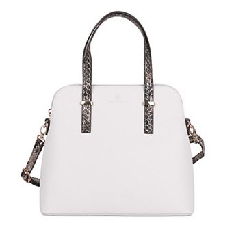 Karla Hanson Grace Satchel Bag with Crossbody Strap