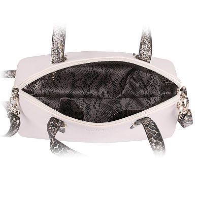 Karla Hanson Grace Satchel Bag with Crossbody Strap