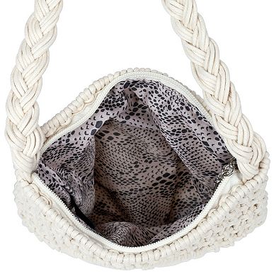 Karla Hanson Boho Macrame Crossbody Bag