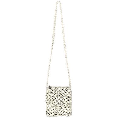 Karla Hanson Boho Macrame Crossbody Bag