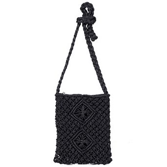 Karla Hanson Boho Macrame Crossbody Bag