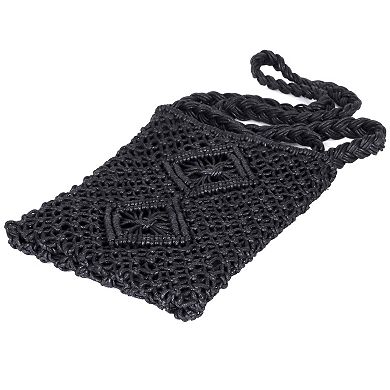 Karla Hanson Boho Macrame Crossbody Bag