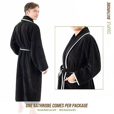 Adult American Soft Linen Luxury Ultra Soft & Cozy Bathrobe